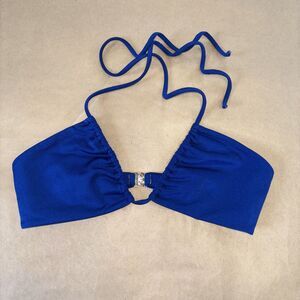 Hard Swimwear Halter Bikini Top Royal Blue size small